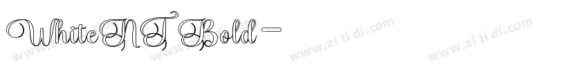 WhiteNT Bold字体转换
